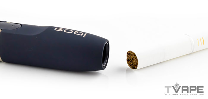 IQOS mit Einsatz in Nahaufnahme
