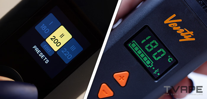 Arizer Solo 3 vs Venty Vaporizer LED Display