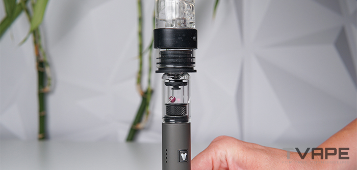 Utillian 6 Dab Pen mit aufgesetztem Utillian Glass Bubbler