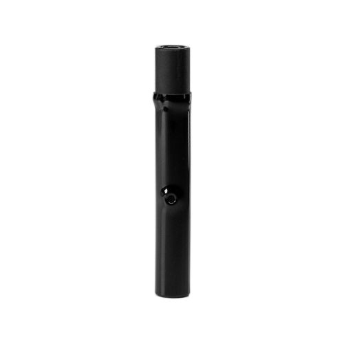Schwarzer DynaVap G3 Vaporizer, aufrecht, gefertigt aus Edelstahl, und bietet eine effiziente Wärmeaktivierung für batterieloses Verdampfen von trockenen Kräutern.