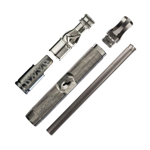 DynaVap M7 XL Vaporizer – Hauptkomponenten dieses Kräuter-Vaporizers mit Kondensator für sanftes Verdampfen und verbesserte Aromaextraktion.