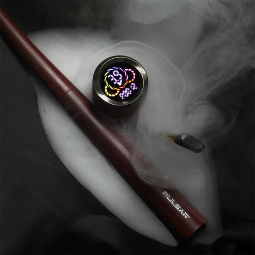 Pulsar 510 DL Wizard Pipe mit 510-Kartusche, Holzstiel und rundem Farbdisplay