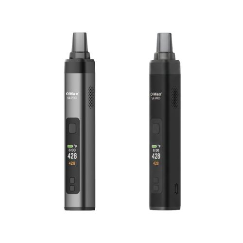 Der tragbare Vaporizer XMax v4 Pro ist in zwei verschiedenen Farben erhältlich: Schwarz und Silber.