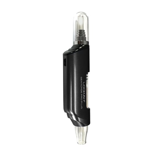 Seitenansicht des tragbaren Vaporizers Lookah Seahorse Pro Plus