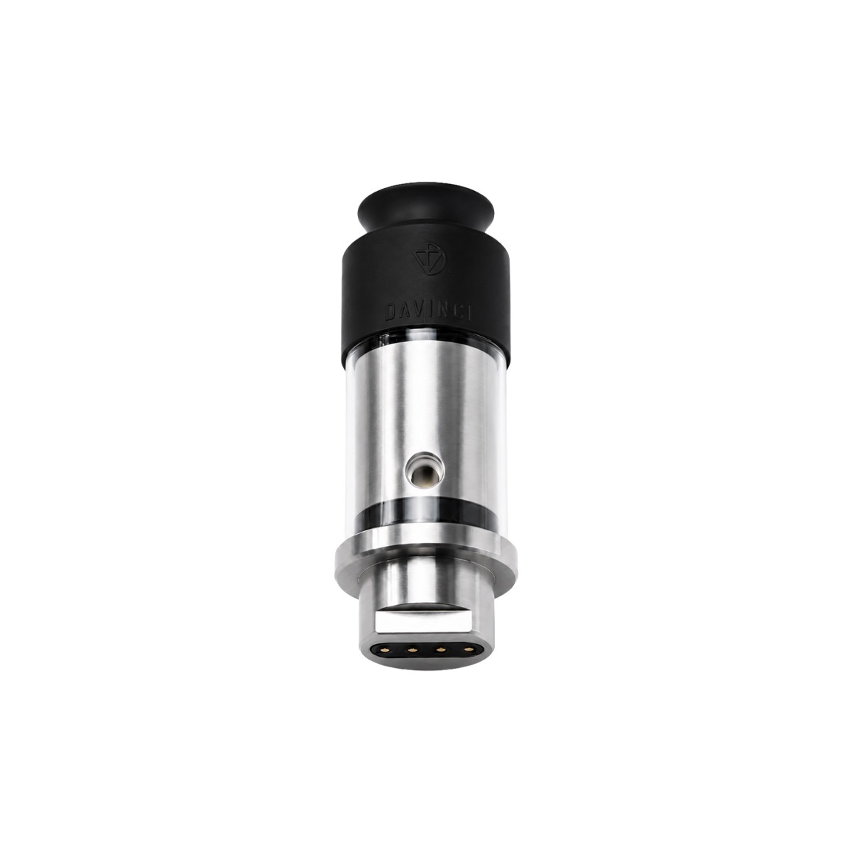 Davinci EQ Electric Ceramic Herb Chamber aufrechte Seitenansicht mit geschlitztem unteren Gehäuse
