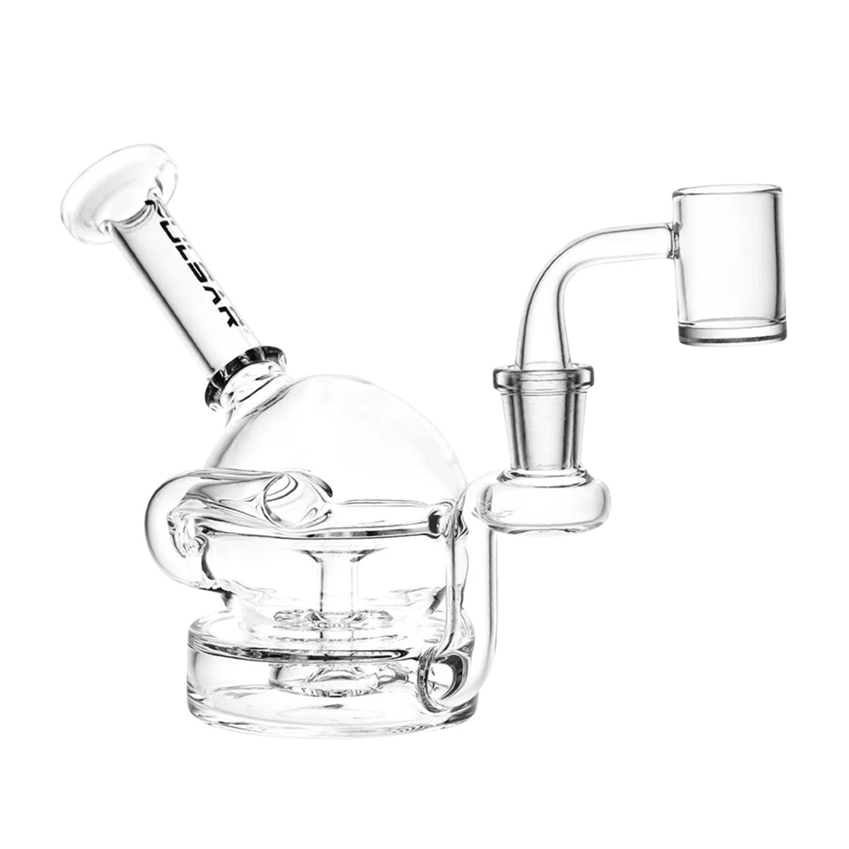 Pulsar Crystal Ball Recycler Dab Rig - Seitenansicht