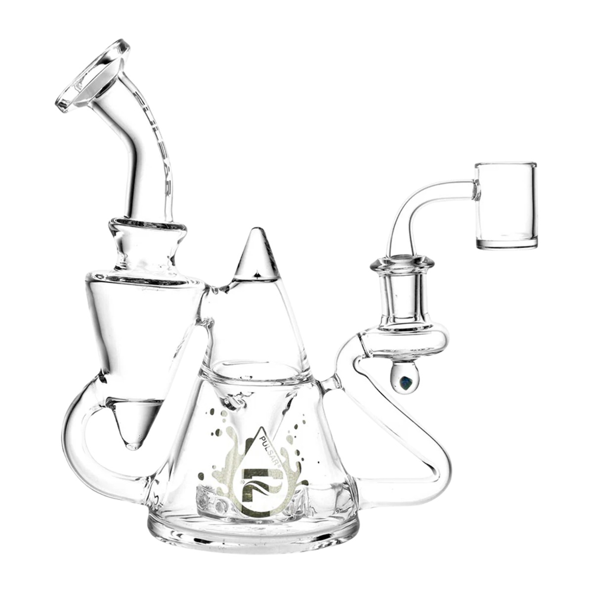 Pulsar Tea Pot Recycler Dab Rig - Seitenansicht