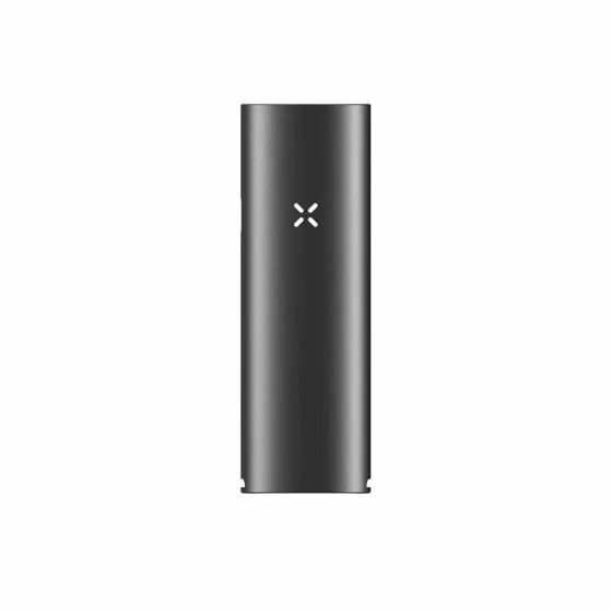 Die Vorderansicht des Pax Four Vaporizers in der Farbe Onyx.