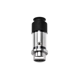Davinci EQ Electric Ceramic Herb Chamber aufrechte Seitenansicht mit geschlitztem unteren Gehäuse
