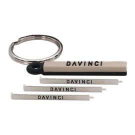 DaVinci MIQRO Pick Tool (3-Pack) mit drei Metall-Picks, Silikonhülle und Schlüsselring
