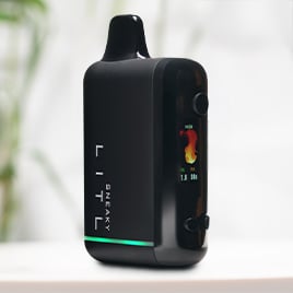  Litl Sneaky 510-Gewinde-Akku in Schwarz, kompaktes Design mit digitalem LCD-Bildschirm und grüne LED-Anzeige