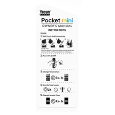 In the box: yocan black pocket mini-benutzerhandbuch