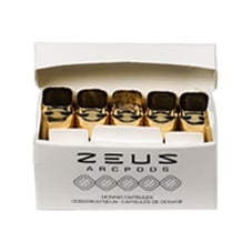 In the box: zeus arc gt4-1x zeus arcpods gt (bei gold)