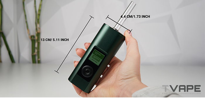Abmessungen des Arizer Solo 3 Vaporizers