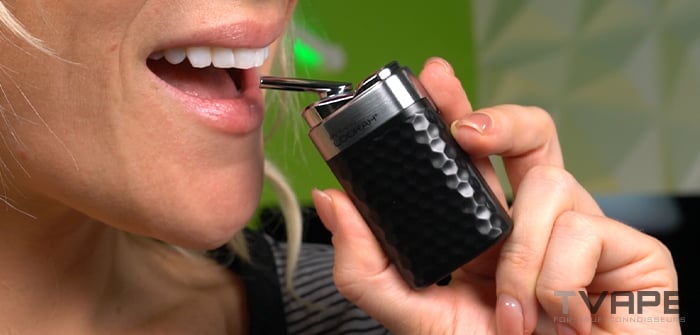 Lookah Python Konzentrat-Vaporizer - Inhalationsprozess