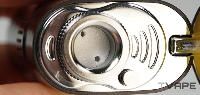 Lookah Python Konzentrat-Vaporizer – Nahaufnahme der Heizkammer