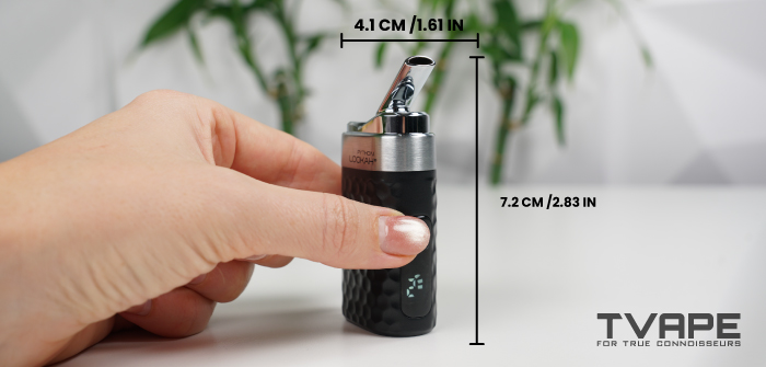 Lookah Python Vaporizer - Abmessungen