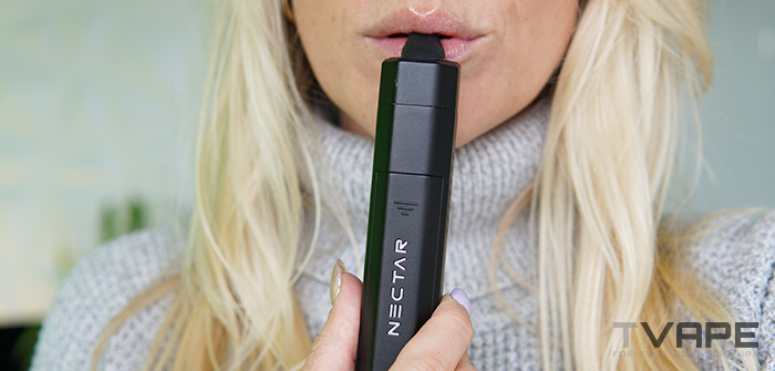 Nektar Hex Vaporizer Inhalationsprozess