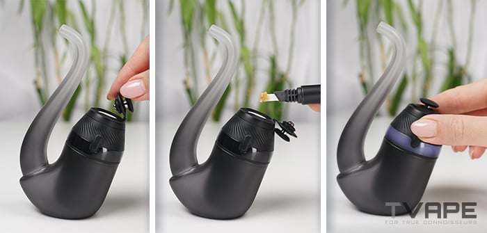 New Puffco Proxy Vaporizer - Schritt für Schritt Prozess zum Konzentrat-Laden