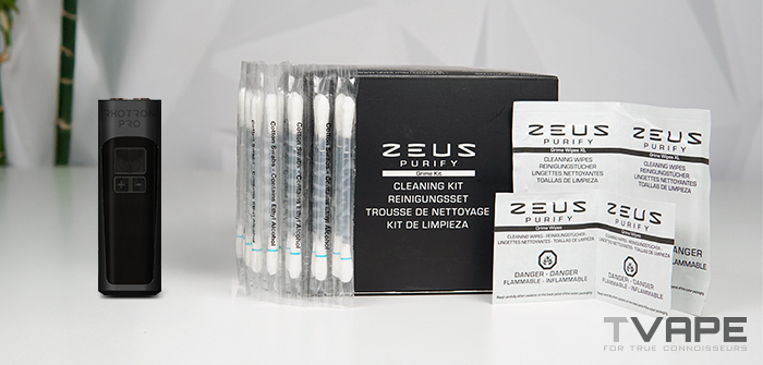 Tronian Rhotron Pro mit dem Zeus Purify Reinigungsset