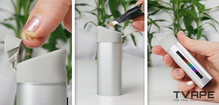 Schritt-für-Schritt-Anleitung - Yocan Black Pocket Dab Pen
