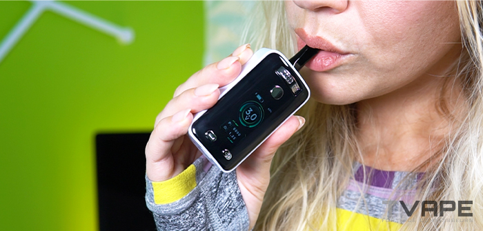 Yocan Uni 3.0 510 Gewinde Akku in einem Mund über verwendet werden