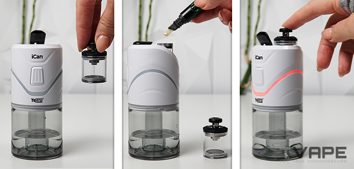 Wie der Yocan iCan E Rig funktioniert