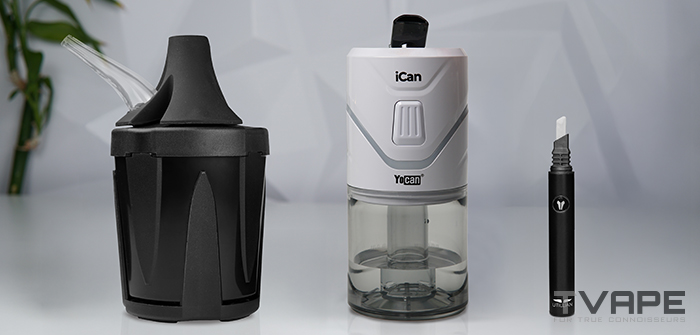 Yocan iCan E Rig mit kompatiblem Zubehör