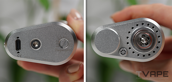 Tinymight 2 Verdampfer – Ansicht von oben und unten