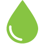 Wassertropfen-Icon – Kategorie Wasserfiltration