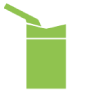 Silhouetten-Icon des Vaporizers Utillian 723