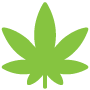 Cannabisblatt-Icon – Kategorie Kräuter-Vaporizer