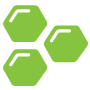 Waben-Icon – Kategorie Konzentrat-Vaporizer