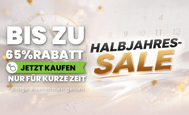 Halbjahres-Sale – Jetzt shoppen und sparen!