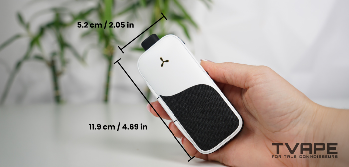 AirVape Legacy Core Vaporizer - Abmessungen