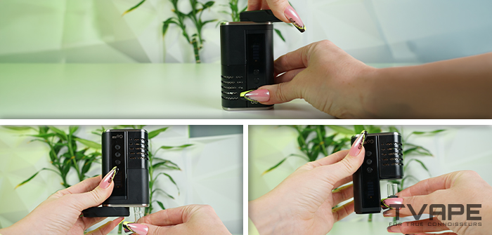 Arizer Go SRT Vaporizer – Betriebsablauf