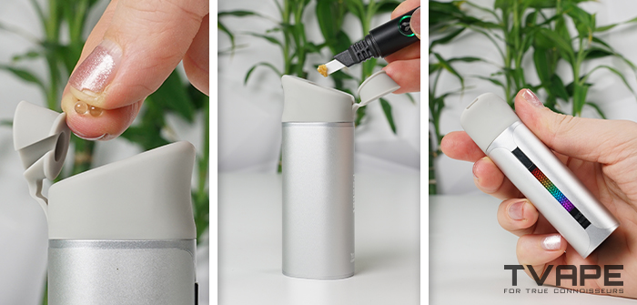 Schritt-für-Schritt-Anleitung - Yocan Black Pocket Dab Pen