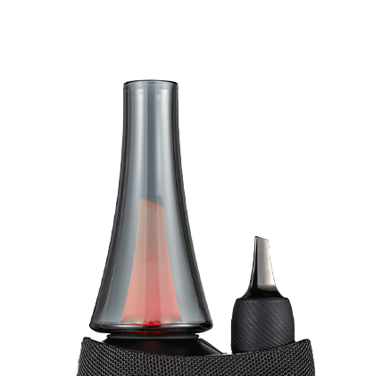 Glas-Dab-Rig mit Quarz-Banger und Carb Cap